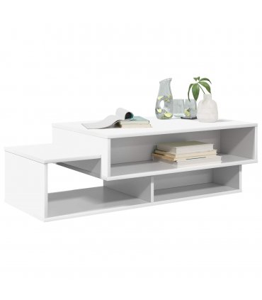 vidaXL Coffee Table White 105 x 50 x 32.5 cm Engineered Wood