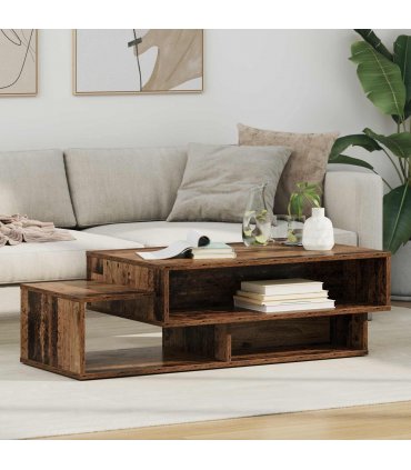 vidaXL Coffee Table Old Wood 105 x 50 x 32.5 cm Engineered Wood