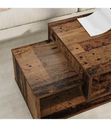 vidaXL Coffee Table Old Wood 105 x 50 x 32.5 cm Engineered Wood