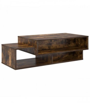 vidaXL Coffee Table Smoked Oak 105 x 50 x 32.5 cm Engineered Wood