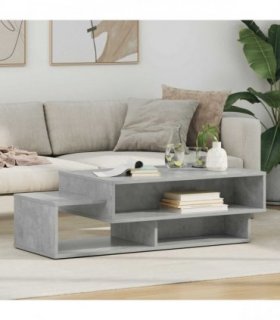 vidaXL Coffee Table Concrete Grey 105 x 50 x 32.5 cm Engineered Wood