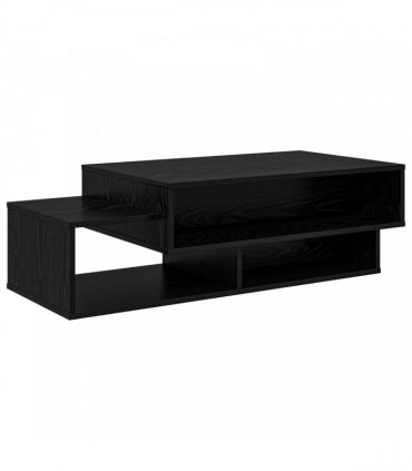 vidaXL Coffee Table Black Oak 105 x 50 x 32.5 cm Engineered Wood