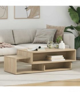 vidaXL Coffee Table Sonoma Oak 105 x 50 x 32.5 cm Engineered Wood