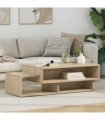 vidaXL Coffee Table Sonoma Oak 105 x 50 x 32.5 cm Engineered Wood