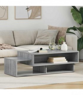 vidaXL Coffee Table Grey Sonoma 105 x 50 x 32.5 cm Engineered Wood