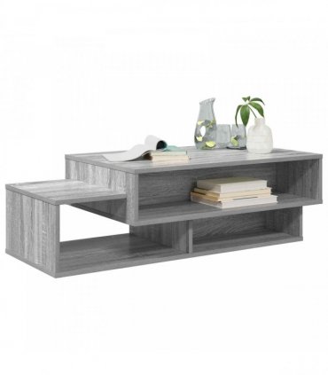 vidaXL Coffee Table Grey Sonoma 105 x 50 x 32.5 cm Engineered Wood