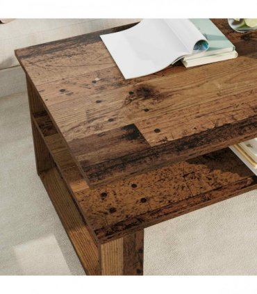 vidaXL Coffee Table Old Wood 90 x 50 x 40 cm Engineered Wood