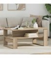 vidaXL Coffee Table Sonoma Oak 90 x 50 x 40 cm Engineered Wood