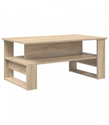 vidaXL Coffee Table Sonoma Oak 90 x 50 x 40 cm Engineered Wood