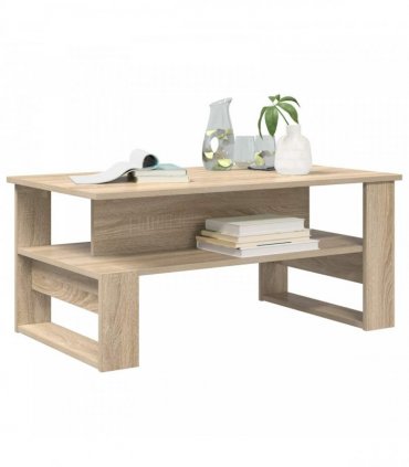 vidaXL Coffee Table Sonoma Oak 90 x 50 x 40 cm Engineered Wood