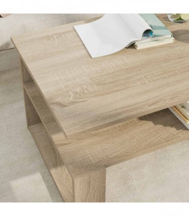 vidaXL Coffee Table Sonoma Oak 90 x 50 x 40 cm Engineered Wood