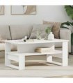 vidaXL Coffee Table White 90 x 50 x 40 cm Engineered Wood