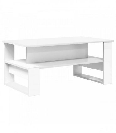 vidaXL Coffee Table White 90 x 50 x 40 cm Engineered Wood