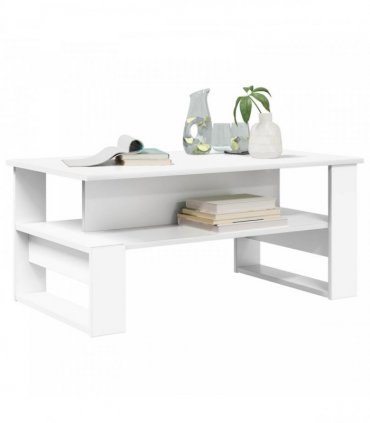 vidaXL Coffee Table White 90 x 50 x 40 cm Engineered Wood