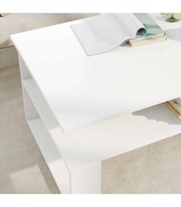vidaXL Coffee Table White 90 x 50 x 40 cm Engineered Wood