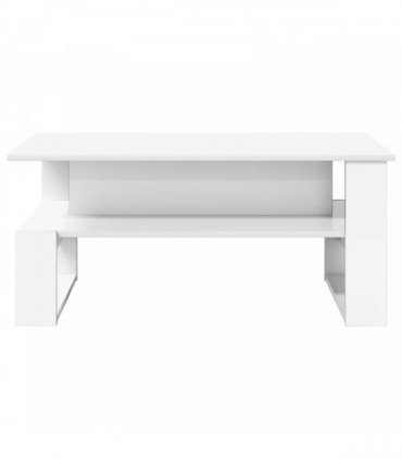 vidaXL Coffee Table White 90 x 50 x 40 cm Engineered Wood