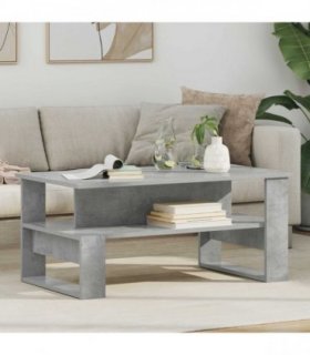 vidaXL Coffee Table Concrete Grey 90 x 50 x 40 cm Engineered Wood