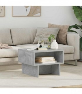 vidaXL Coffee Table Concrete Grey 48 x 46 x 35 cm Engineered Wood