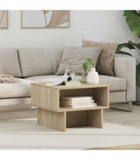 vidaXL Coffee Table Sonoma Oak 48 x 46 x 35 cm Engineered Wood