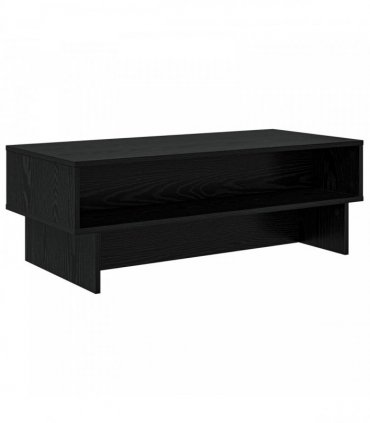 vidaXL Coffee Table Black Oak 100 x 46 x 35 cm Engineered Wood