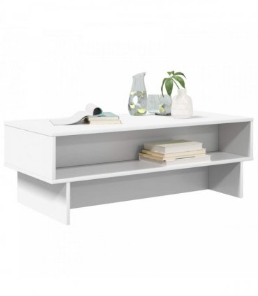 vidaXL Coffee Table White 100 x 46 x 35 cm Engineered Wood
