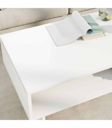 vidaXL Coffee Table White 100 x 46 x 35 cm Engineered Wood