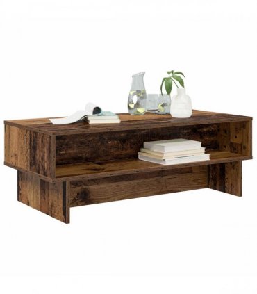 vidaXL Coffee Table Old Wood 100 x 46 x 35 cm Engineered Wood