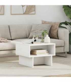 vidaXL Coffee Table White 48 x 46 x 35 cm Engineered Wood