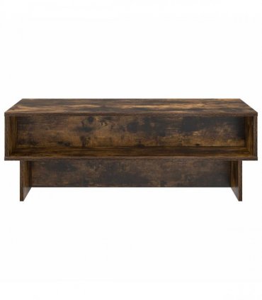 vidaXL Coffee Table Smoked Oak 100 x 46 x 35 cm Engineered Wood