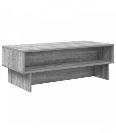 vidaXL Coffee Table Grey Sonoma 100 x 46 x 35 cm Engineered Wood