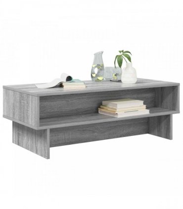 vidaXL Coffee Table Grey Sonoma 100 x 46 x 35 cm Engineered Wood