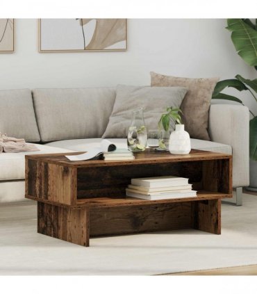 vidaXL Coffee Table Old Wood 80 x 46 x 35 cm Engineered Wood