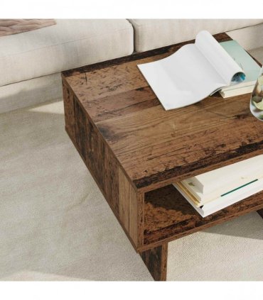 vidaXL Coffee Table Old Wood 48 x 46 x 35 cm Engineered Wood