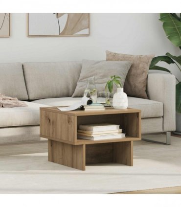 vidaXL Coffee Table Artisan Oak 48 x 46 x 35 cm Engineered Wood