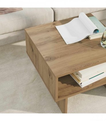 vidaXL Coffee Table Artisan Oak 48 x 46 x 35 cm Engineered Wood