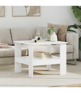 vidaXL Coffee Table White 57 x 55 x 45 cm Engineered Wood