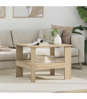 vidaXL Coffee Table Sonoma Oak 57 x 55 x 45 cm Engineered Wood