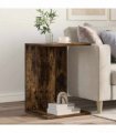 vidaXL Side Table Smoked Oak 45 x 40 x 62.5 cm Engineered Wood — V0672068528