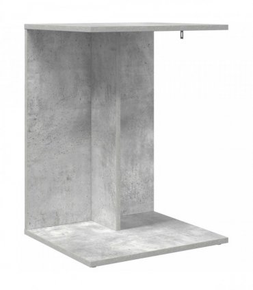 vidaXL Side Table Concrete Grey 45 x 40 x 62.5 cm Engineered Wood — V0672068529