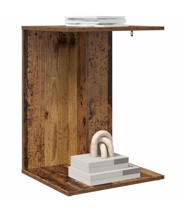 vidaXL Side Table Old Wood 45 x 40 x 62.5 cm Engineered Wood — V0672068530