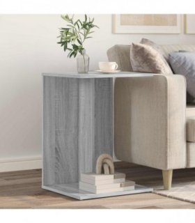 vidaXL Side Table Grey Sonoma 45 x 40 x 62.5 cm Engineered Wood — V0672068531