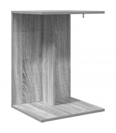vidaXL Side Table Grey Sonoma 45 x 40 x 62.5 cm Engineered Wood — V0672068531