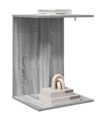 vidaXL Side Table Grey Sonoma 45 x 40 x 62.5 cm Engineered Wood — V0672068531