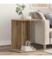 vidaXL Side Table Artisan Oak 45 x 40 x 62.5 cm Engineered Wood — V0672068532
