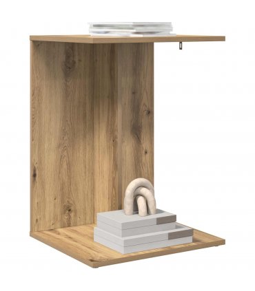 vidaXL Side Table Artisan Oak 45 x 40 x 62.5 cm Engineered Wood — V0672068532