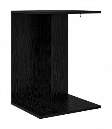 vidaXL Side Table Black Oak 45 x 40 x 62.5 cm Engineered Wood — V0672068533
