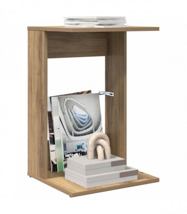 vidaXL Side Table Artisan Oak 40 x 38 x 62.5 cm Engineered Wood