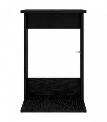 vidaXL Side Table Black Oak 40 x 38 x 62.5 cm Engineered Wood