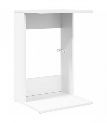 vidaXL Side Table White 40 x 38 x 62.5 cm Engineered Wood