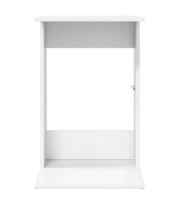 vidaXL Side Table White 40 x 38 x 62.5 cm Engineered Wood